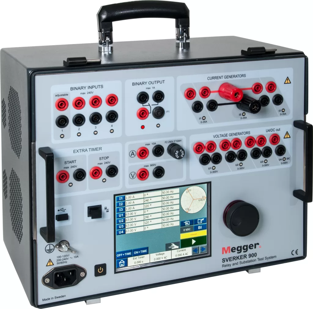 Substation Relay Secondary Injection Test